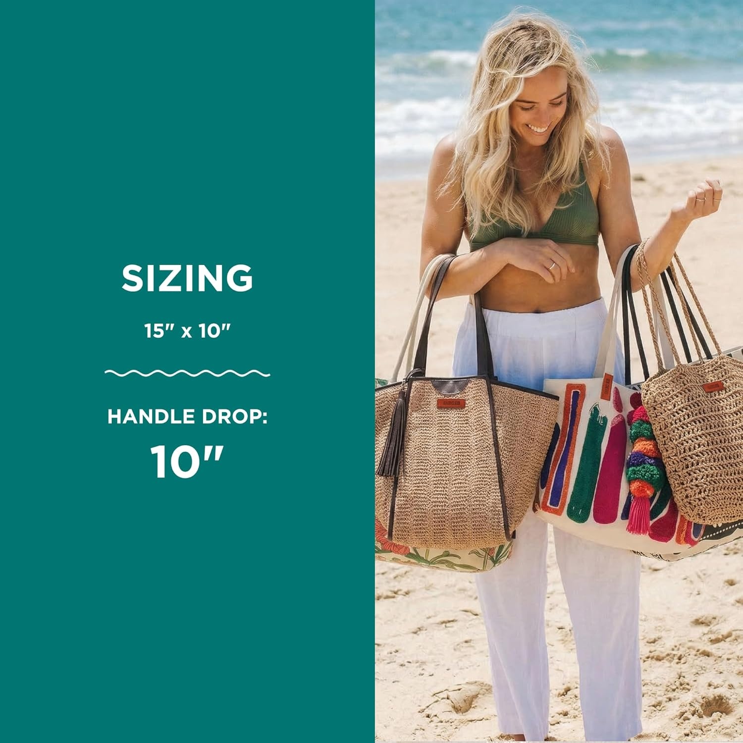 image:imageSand Cloud Canvas Beach Tote Bags for WomenCosta Rica Straw Tote