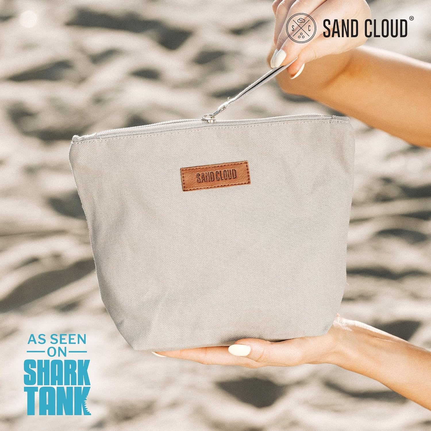 image:imageSand Cloud Canvas Beach Tote Bags for WomenMedan Beach Everyday Tote