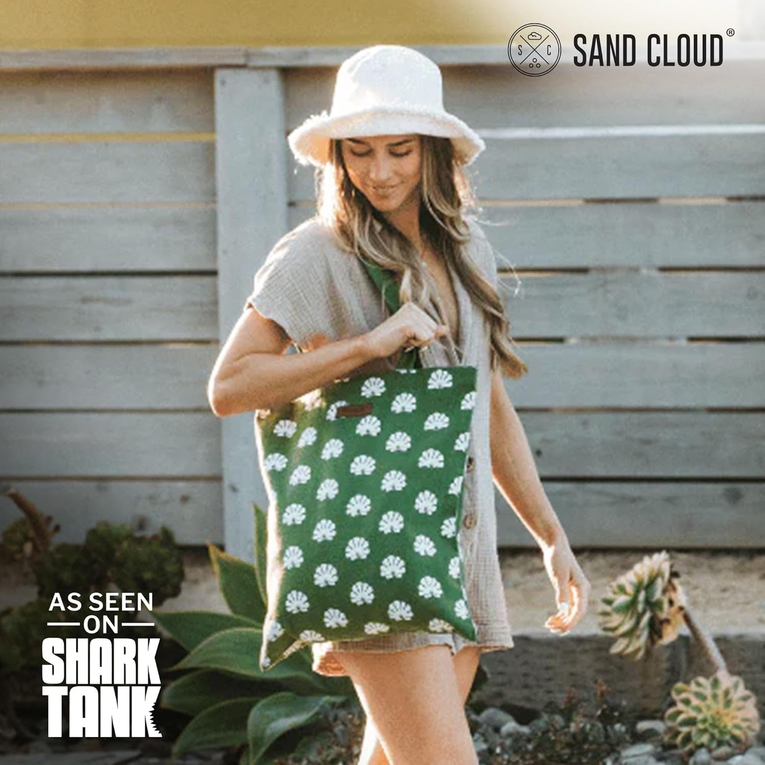 image:imageSand Cloud Canvas Beach Tote Bags for WomenReef Turtles Beach Tote
