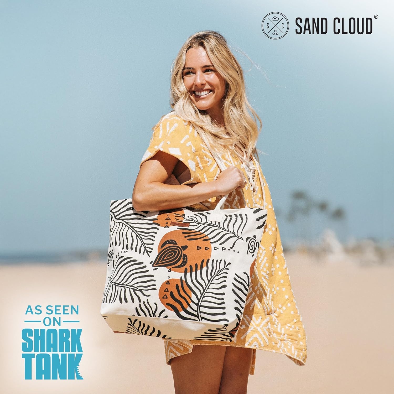 image:imageSand Cloud Canvas Beach Tote Bags for WomenSanta Fe Zipper Pouch