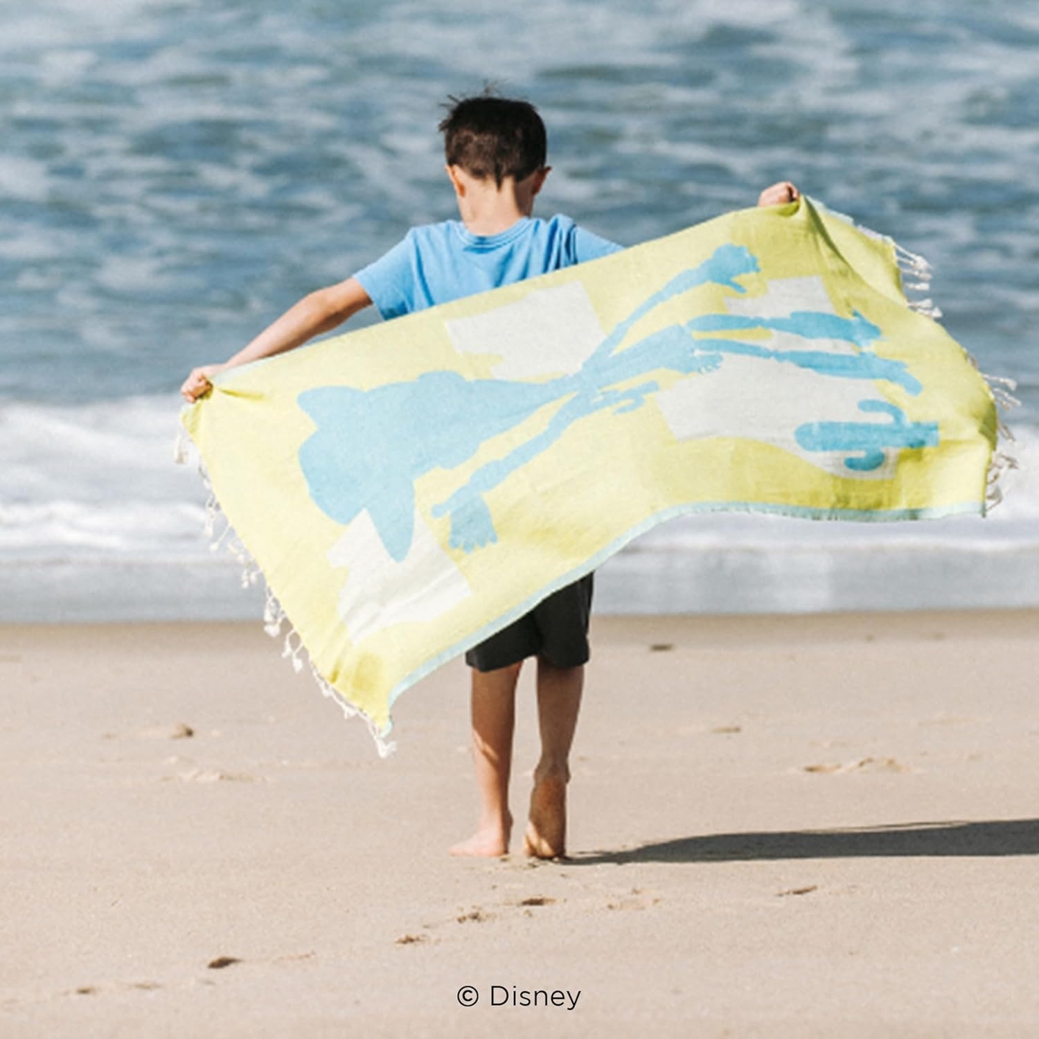 image:imageSand Cloud Turkish Beach Towel Disney Live Action Mermaid Sand Resistant 100 Certified Organic Turkish Cotton Yarn Quick Dry Towel for Beach Picnic Blanket or Bath As Seen on Shark TankDisney Pixar Woody Kids