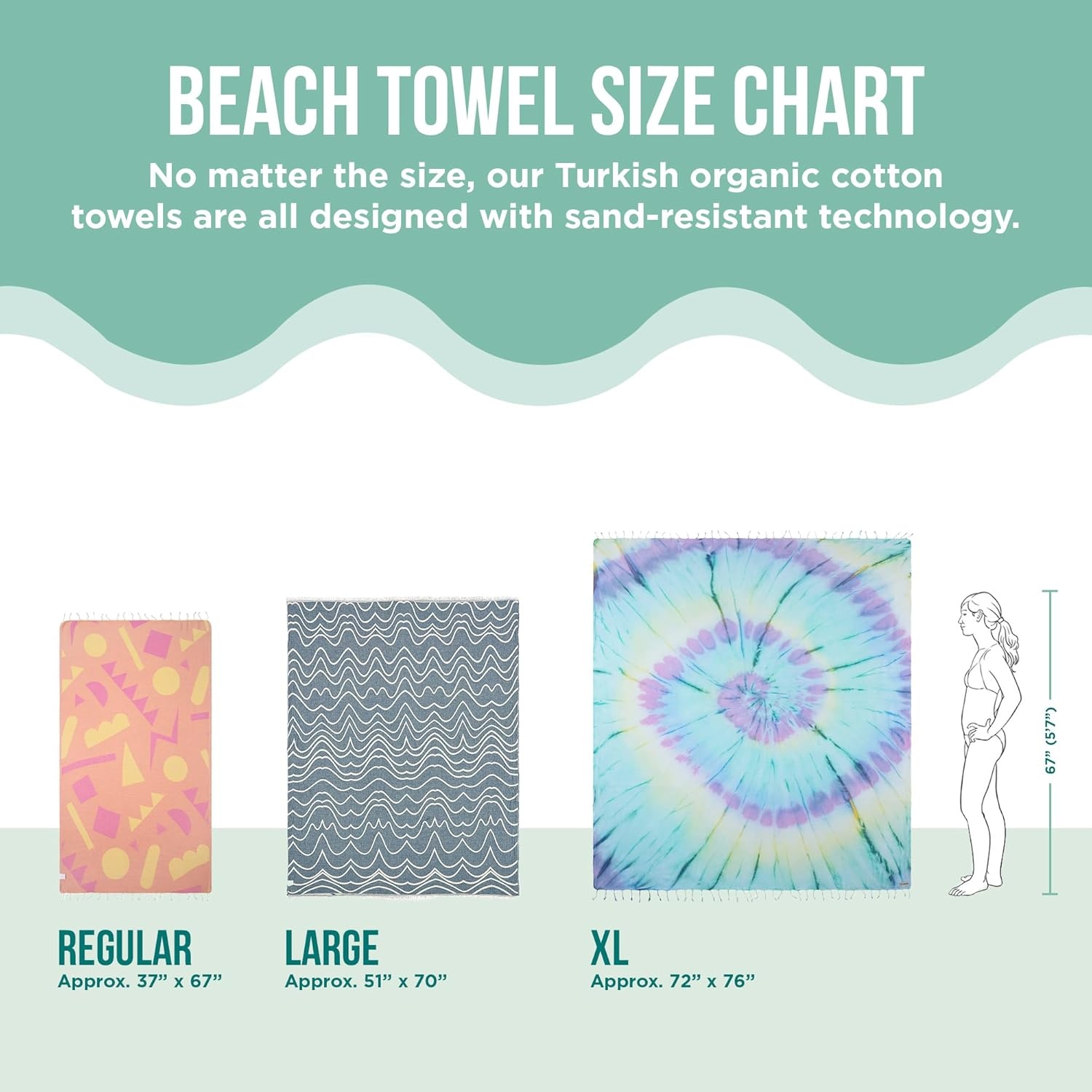 image:imageSand Cloud Turkish Beach Towel Disney Live Action Mermaid Sand Resistant 100 Certified Organic Turkish Cotton Yarn Quick Dry Towel for Beach Picnic Blanket or Bath As Seen on Shark TankDisney Pixar Buzz Kids