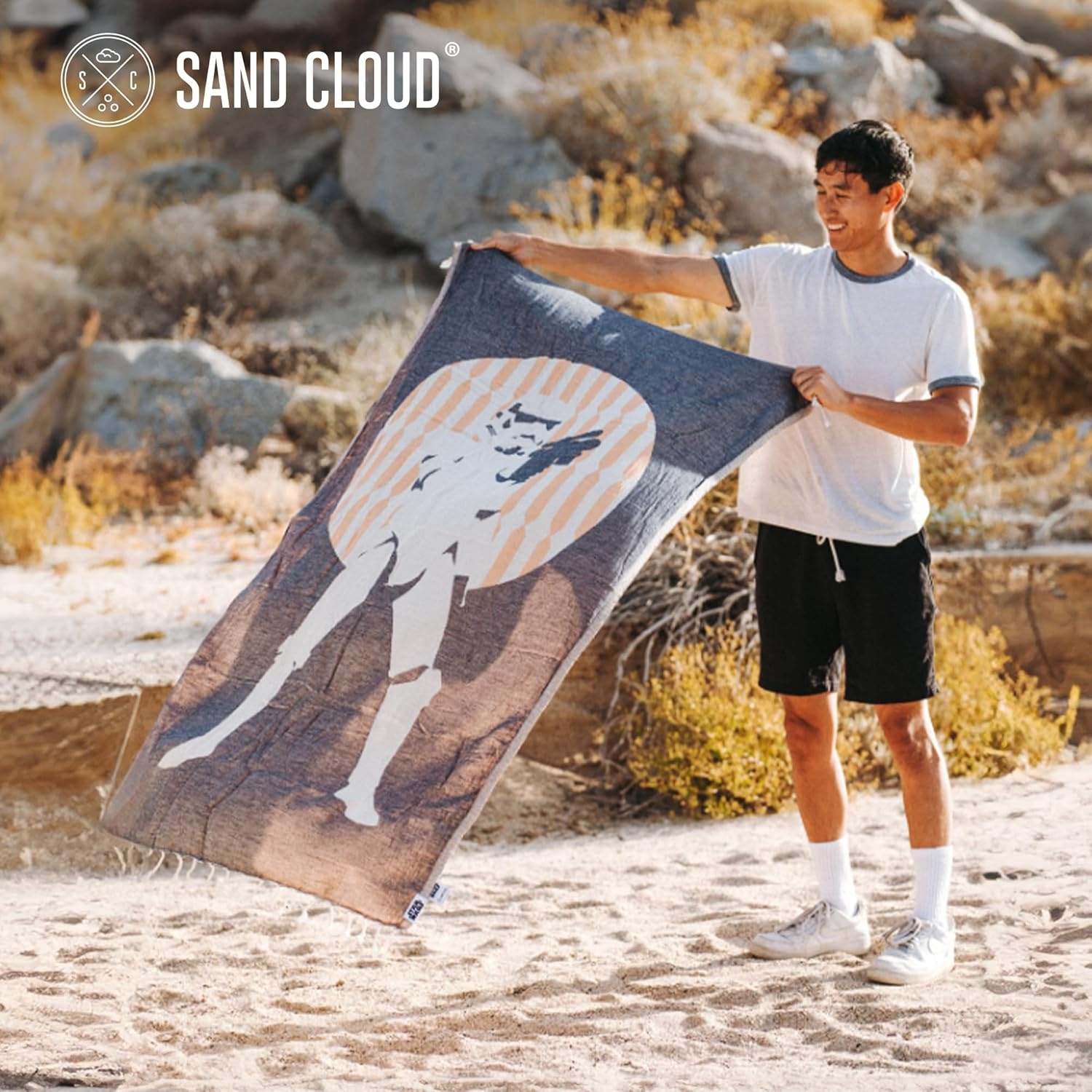 image:imageSand Cloud Turkish Beach Towel Star Wars Fighters Sand Resistant 100 Certified Organic Turkish Cotton Yarn Quick Dry Towel for Beach Picnic Blanket or Bath As Seen on Shark TankStormtrooper