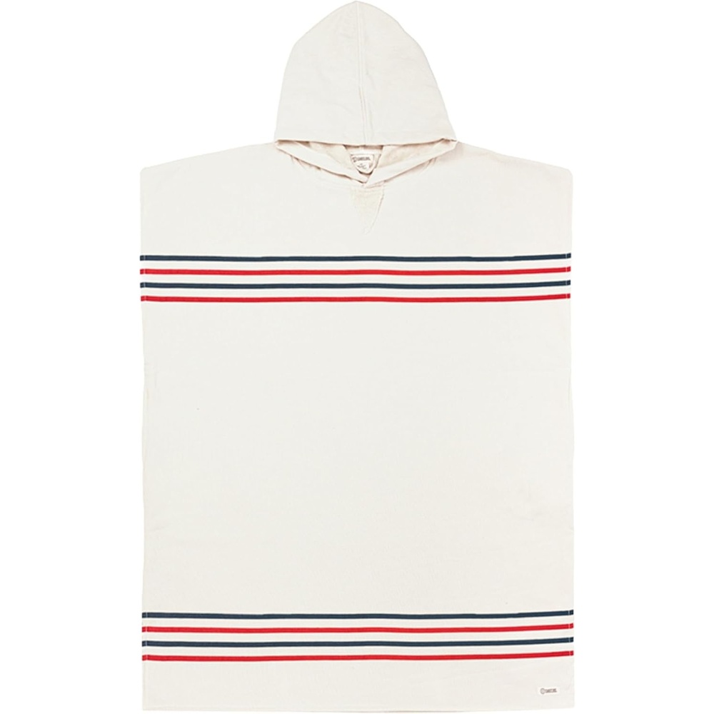 image:imageSand Cloud Beach Cover Up for Women  Bathing Suit amp Swimsuit CoverUp Womens Poncho with Comfortable Fit for Post SwimClassic Border Stripe  Red  Navy