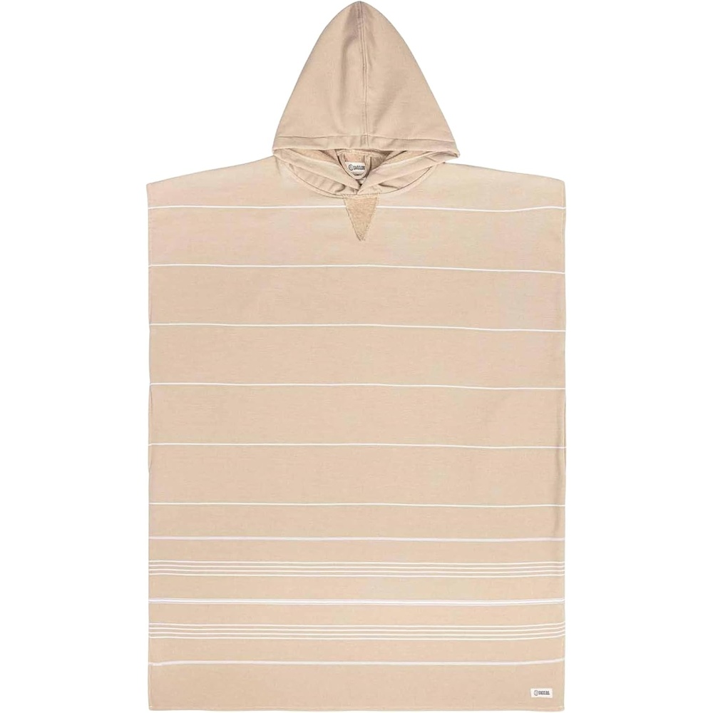image:imageSand Cloud Beach Cover Up for Women  Bathing Suit amp Swimsuit CoverUp Womens Poncho with Comfortable Fit for Post SwimClassic Border Stripe  Sand