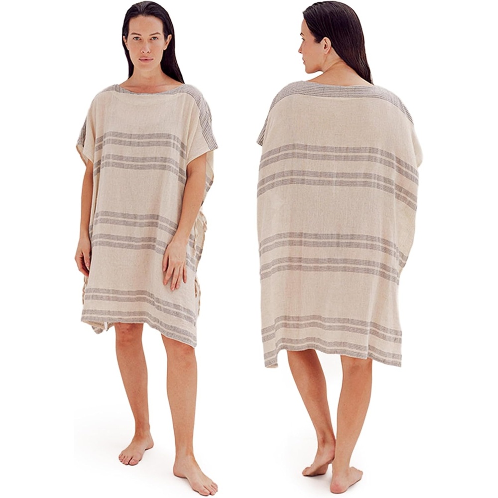 image:imageSand Cloud Beach Cover Up for Women Bathing Suit amp Swimsuit CoverUp Womens Poncho with Comfortable Fit for Post SwimColva Natural