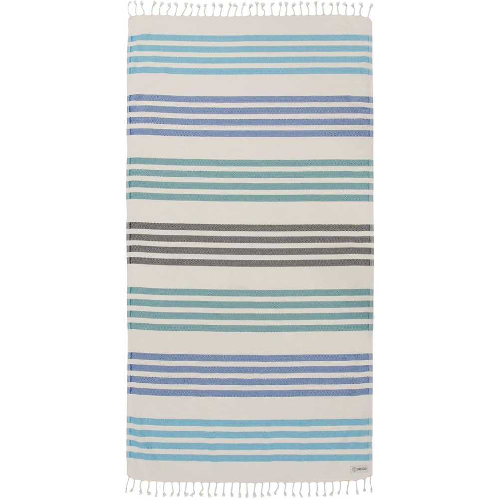image:imageSand Cloud Beach Towel Sand Resistant 100 Organic Turkish Cotton Yarn Quick Dry Towel for Beach Picnic Blanket or Bath As Seen on Shark Tank Natu BlueNatu Green