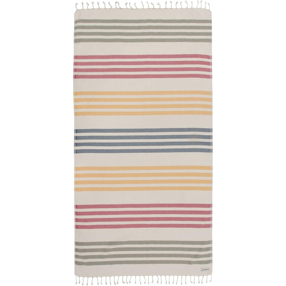 image:imageSand Cloud Beach Towel Sand Resistant 100 Organic Turkish Cotton Yarn Quick Dry Towel for Beach Picnic Blanket or Bath As Seen on Shark Tank Natu BlueNatu Honey