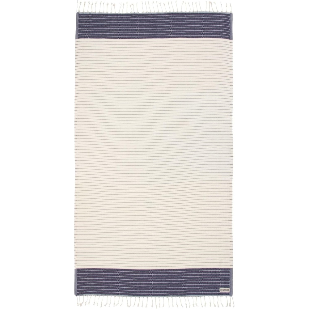 image:imageSand Cloud Beach Towel Sand Resistant 100 Organic Turkish Cotton Yarn Quick Dry Towel for Beach Picnic Blanket or Bath As Seen on Shark Tank Natu BlueLetoon Navy