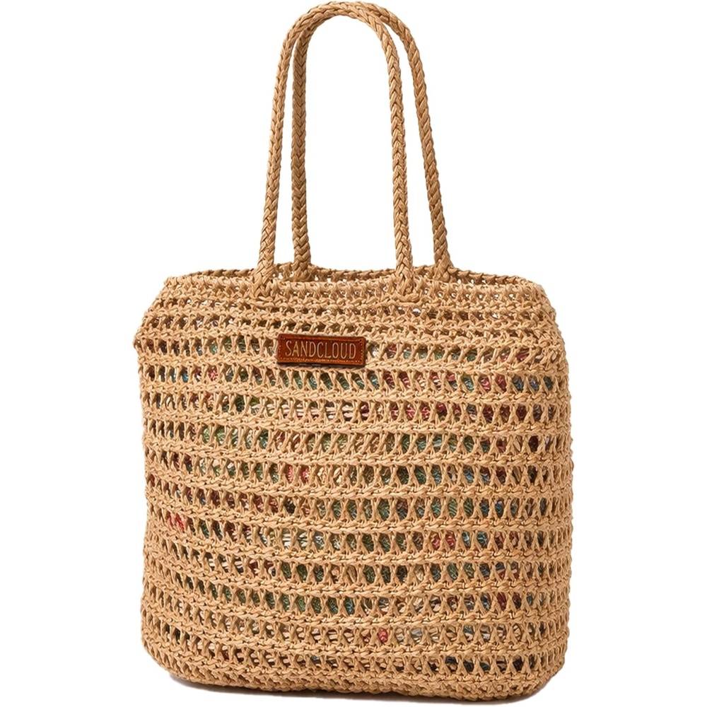 image:imageSand Cloud Canvas Beach Tote Bags for WomenBaha Straw Tote