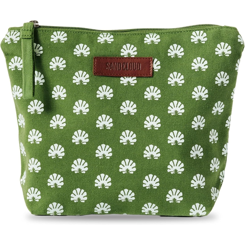 image:imageSand Cloud Canvas Beach Tote Bags for WomenPatnem Zipper Pouch Natural