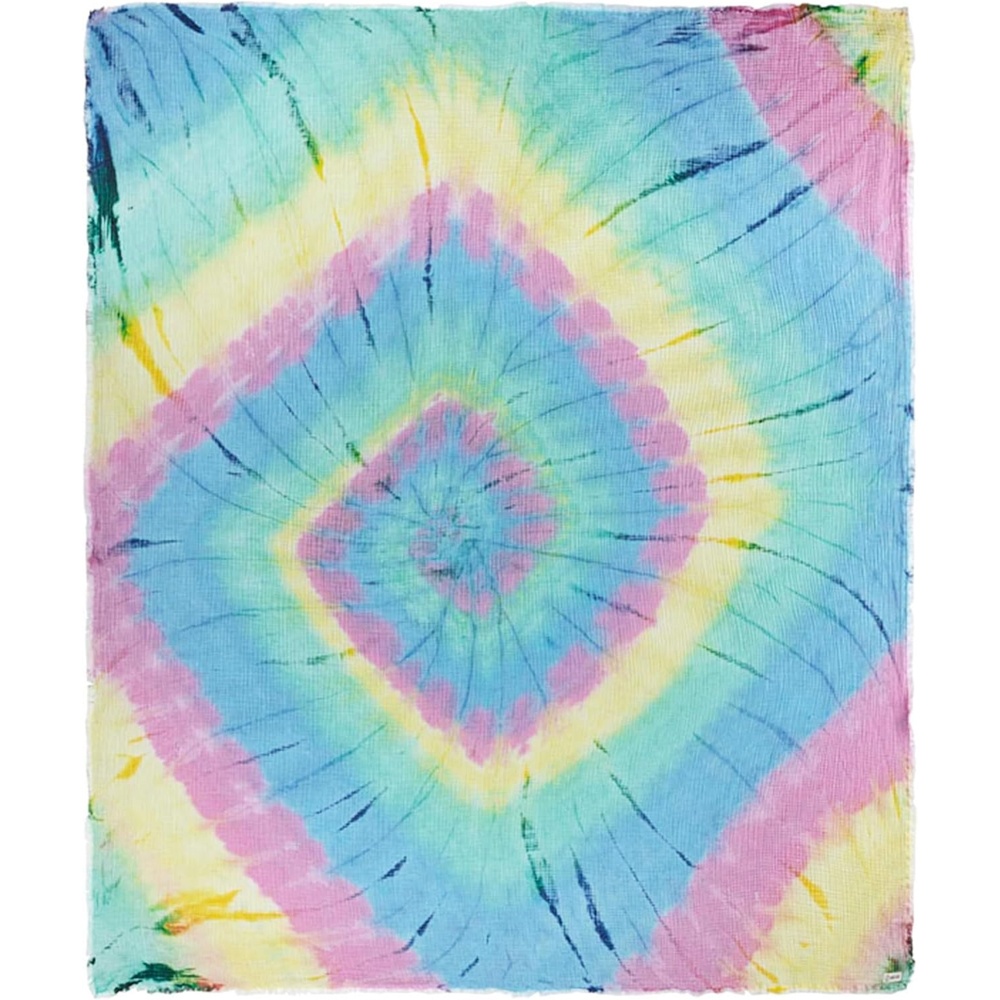 image:imageSand Cloud Oversized Throw Blanket 100 Organic Turkish Cotton amp Heavy Weight Jacquard Weave Soft Comfy amp Cozy Large Beach Blanket for Comfort amp Style 85 x 90 Checkmate PartyTie Dye