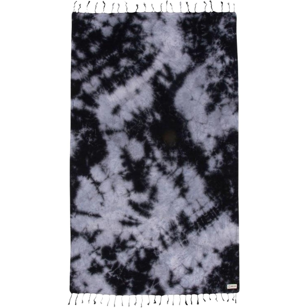 image:imageSand Cloud Turkish Beach Towel Sand Resistant 100 Organic Turkish Cotton Yarn Quick Dry Towel for Beach Picnic Blanket or Throw As Seen on Shark Tank Tie Dye LunaBlack Acid Wash