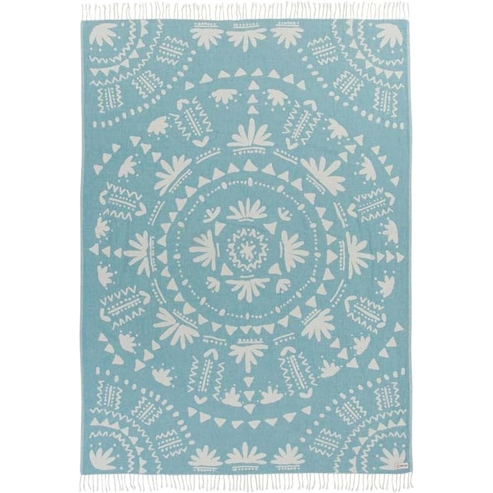 image:imageSand Cloud Turkish Beach Towel Sand Resistant 100 Organic Turkish Cotton Yarn Quick Dry Towel for Beach Picnic Blanket or Throw As Seen on Shark Tank Tie Dye LunaBoho Turquoise