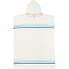 Border Classic Stripe Poncho - Aqua