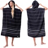 Classic Stripe Hooded - Black