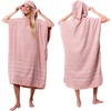 Classic Stripe Hooded - Misty Rose