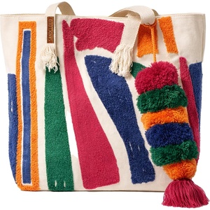 Sand Cloud Canvas Beach Tote Bags for Women(Hermosa Chenille Tote)
