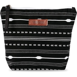 Sand Cloud Canvas Beach Tote Bags for Women(Patnem Zipper Pouch Grey)