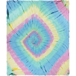 Sand Cloud Oversized Throw Blanket – 100% Organic Turkish Cotton & Heavy Weight Jacquard Weave – Soft, Comfy & Cozy Large Beach Blanket for Comfort & Style – 85″ x 90″ – Checkmate Party(Tie Dye)