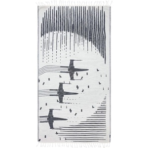Sand Cloud Turkish Beach Towel – Star Wars Fighters – Sand Resistant – 100% Certified Organic Turkish Cotton Yarn – Quick Dry Towel for Beach, Picnic, Blanket or Bath – As Seen on Shark Tank(Fighters)